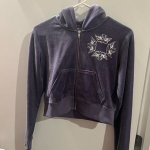 NWOT Boys Lie Deep Purple Hoodie Jacket